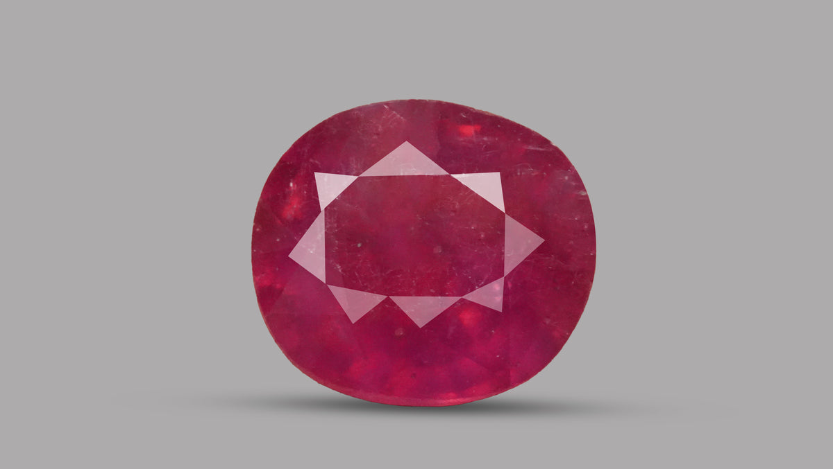 RUBY (MANIK) GEMSTONE 5.51 Carat ( 6.06 Ratti) With GIL Certified from Africa